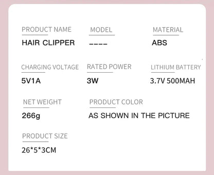 Cordless Hair Ends Trimmer – Professional Automatic Split End Remover for Dry, Damaged, Brittle Hair