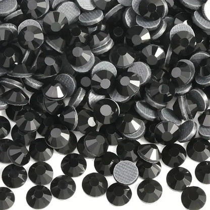Bobohoo HotFix Crystal Rhinestones SS6-SS30 – Glitter Iron-On Strass Gems for Clothing, Dresses & DIY Crafts