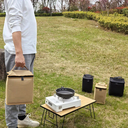 Butane Fuel Canister Cover – 600D Oxford Cloth Gas Tank Bag for Camping, Hiking & Outdoor Cooking