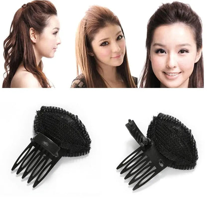 8pcs Hair Volume Puff Sponge Pads – Invisible Fluffy Clip for DIY Hair Styling, Women & Girls Hair Tools