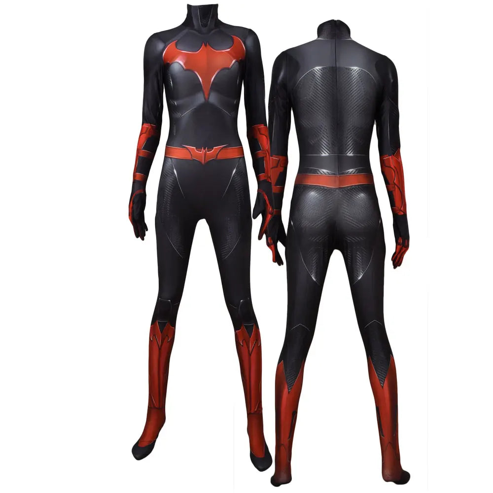Female Batgirl Cosplay Costume – Women’s Superhero Zentai Bodysuit for Halloween & Party Jumpsuit