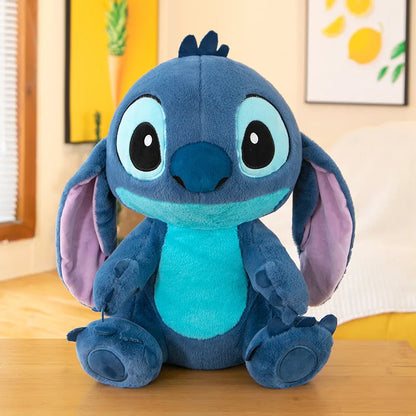 Big Size Disney Stitch Holding Duck Plush – Cute Hugging Doll Pillow Toy for Kids & Xmas Gifts
