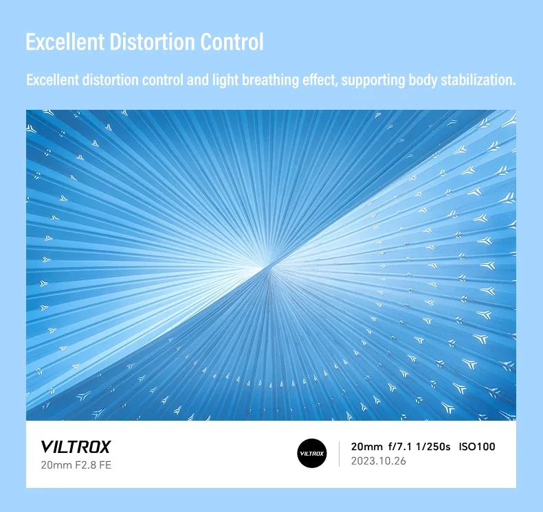 Viltrox AF 20mm F2.8 Full Frame Lens – Ultra Wide-Angle Fisheye for Sony E ZVE10, A7, A7II, A7III, Nikon Z30, Z50