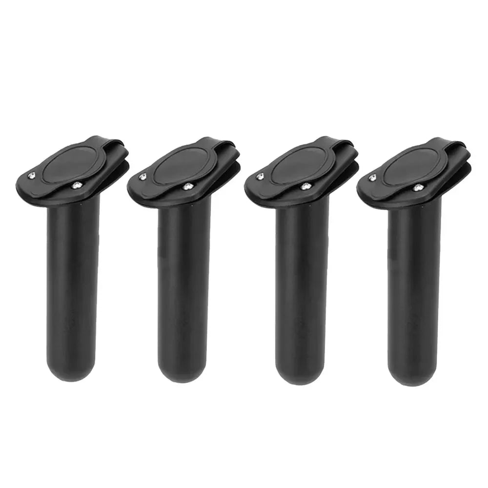 4PC/2PC Plastic Flush Mount Fishing Rod Holder – Gasket for Kayak, Canoe, Tackle, Water Sports, Rowing & Boating Accessories