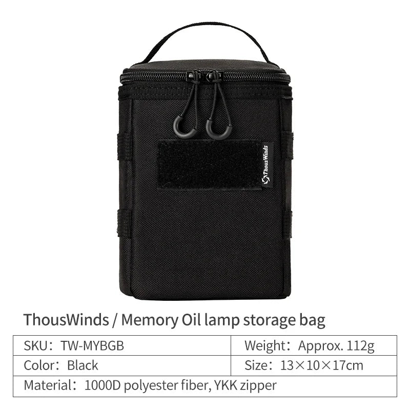 Thous Winds Memory Mini Oil Lamp – Portable Retro Camping Lantern for Hike, Picnic, and Backpacking