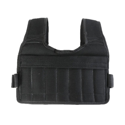 Adjustable Weight Training Vest — 3/15/35kg Fitness Running Jacket for Workout & Jogging