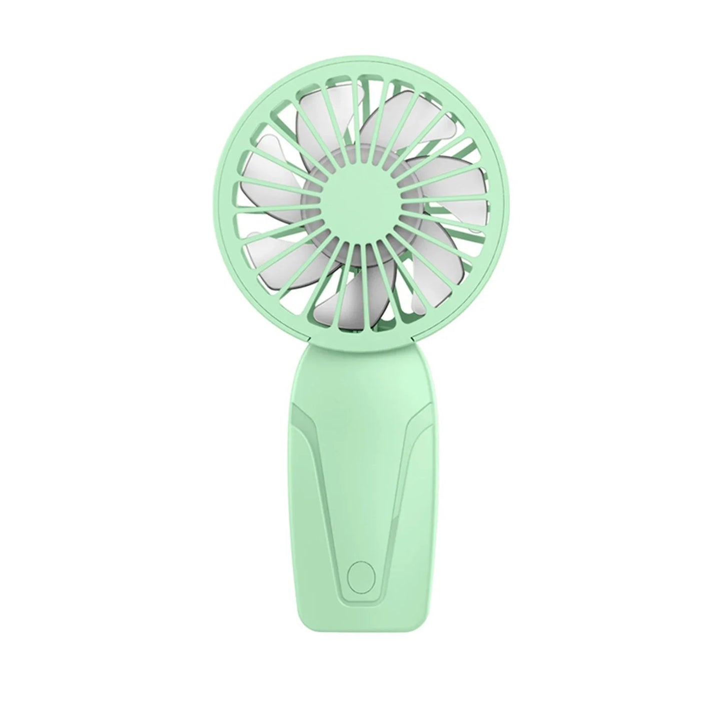 Portable Handheld Mini Fan – Lightweight ABS USB Rechargeable Pocket Fan for On-the-Go Cooling