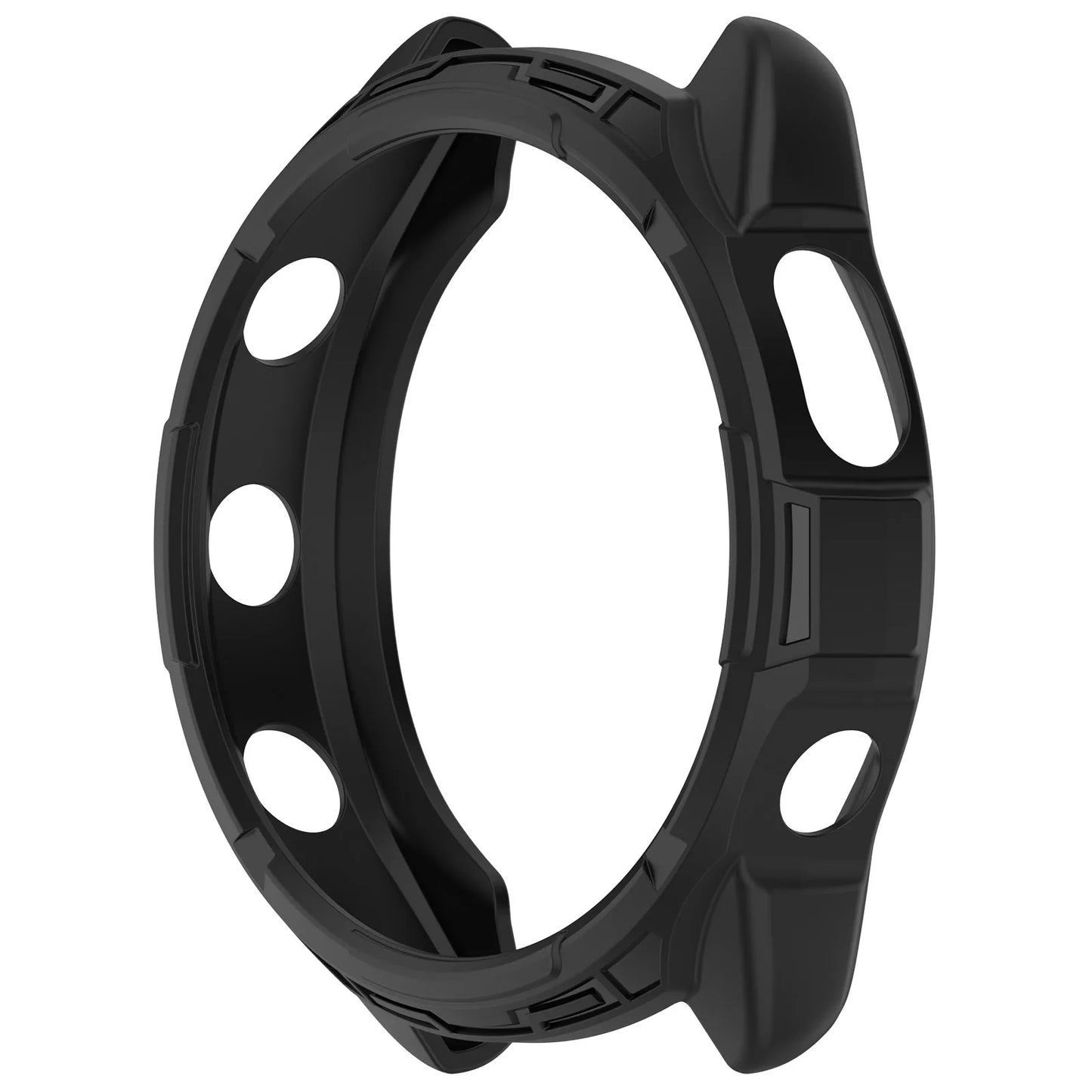 Silicone Protective Case for Garmin Forerunner 965 – Soft Flexible Shockproof Bumper Cover Shell Accessory for Garmin 965 Smartwatch