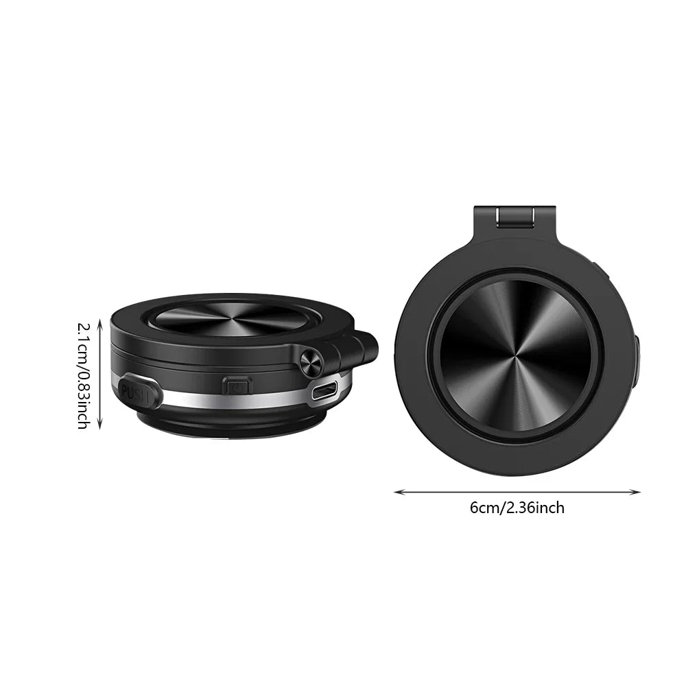 Car Phone Holder Magnetic Mount - 360° Rotating with Strong Vacuum Adsorption, Compatible with iPhone 12-16 Pro Max