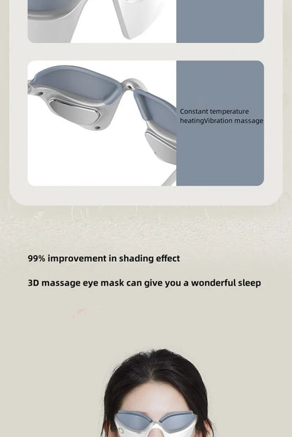 3D EMS Eye Beauty Massager – Micro-Current Pulse Device for Wrinkle Reduction, Dark Circle & Eye Bag Removal