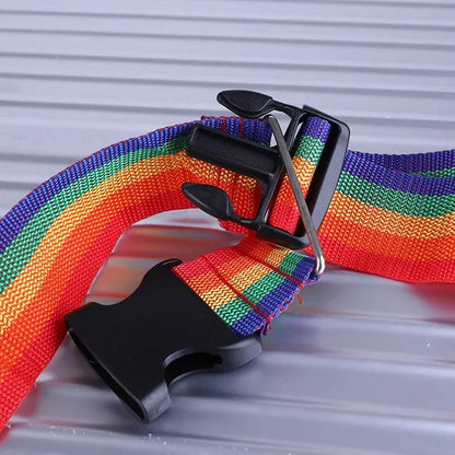 Adjustable Travel Luggage Strap with Password Lock - Anti-Theft Packing Belt for Secure Baggage Bundling