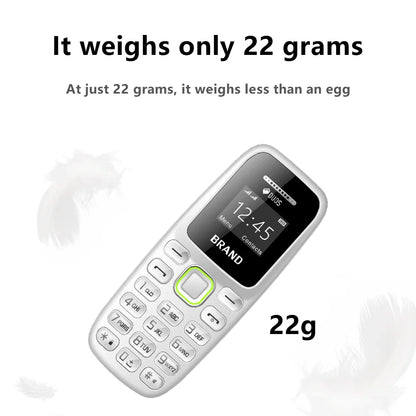 BM310 Small Mobile Phone | Unlocked Dual SIM, Bluetooth, Low Radiation, Automatic Call Recording & Compact Design