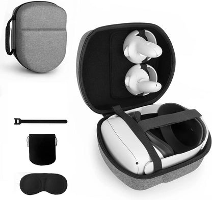 Storage Bag for Quest 2 & Meta Quest 3 VR Headsets — Protective Tote Case for Glasses & Accessories