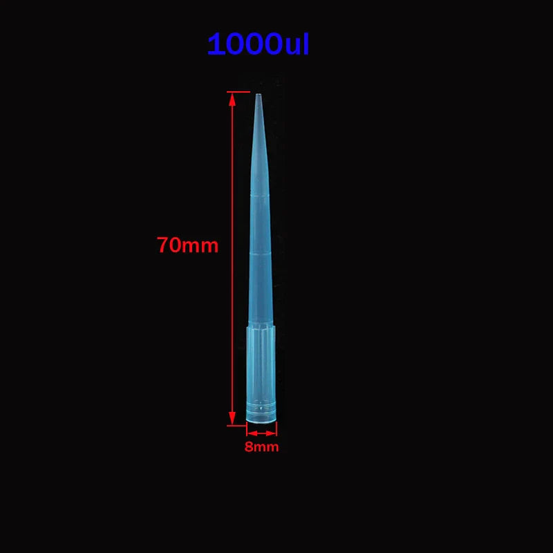 Laboratory Micropipette Tips — Disposable Plastic Pipette Tips 10µL, 200µL, 1000µL, 5mL, 10mL for Scientific Experiments
