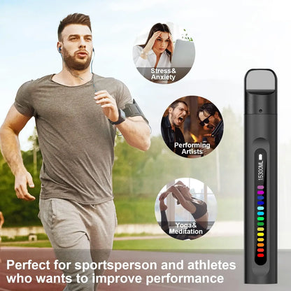 Smart Breathing Trainer Device with App — Breath Monitor for Lung Strength and Exercise