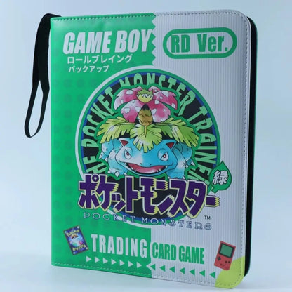 New Pokémon Pikachu Battle Card Binder — Zippered Card Holder for VMAX Game Card Collection, Anime Toys & Gifts