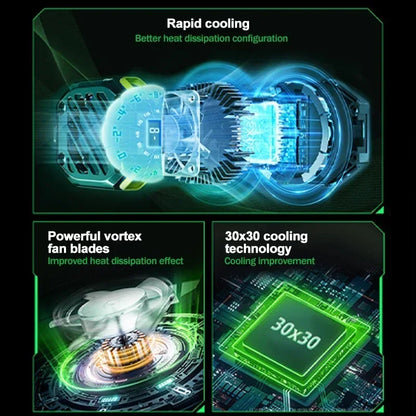 X111 Magnetic Phone Cooling Fan – 7 Speed Semiconductor Radiator, PUBG Game Cooler, Universal for iOS & Android