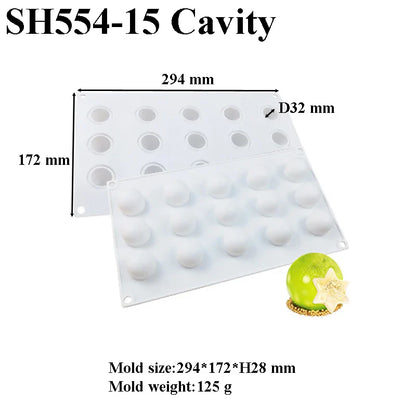 Meibum Marine Theme Silicone Cake Molds – Shell & Pearl Design, Food-Grade Baking & Cake Decorating Tools