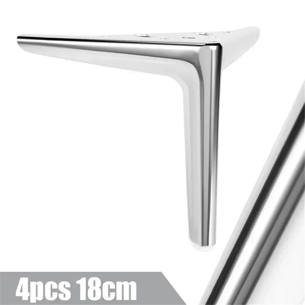 4Pcs Metal Furniture Legs – Heavy-Duty Feet for TV Stand, Sofa, Cabinet & Table, 800KG Load Capacity