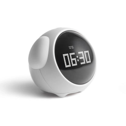 Digital Kids Alarm Clock with Light — Cute Cartoon Emotion Table Clock for Children