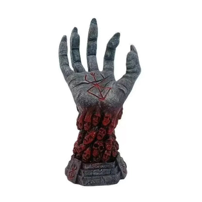 Gothic Witch Hand Resin Statue – Creative Wall Decor, Key & Bag Hanger, Aesthetic Home Ornament