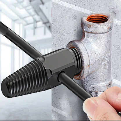 Double Head Wrench Faucet Valve & Screw Extractor Set: Tools for Removing Damaged Bolts, Broken Pipes, and Wires - Removal Tool Kit