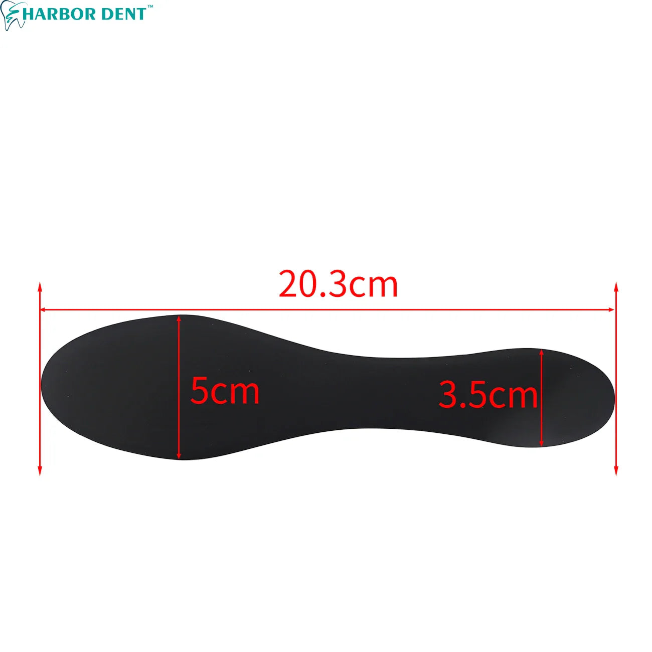 Autoclavable Dental Photo Contrast Plate – Black Background Oral Cheek & Palate Photography Tool for Dental Imaging