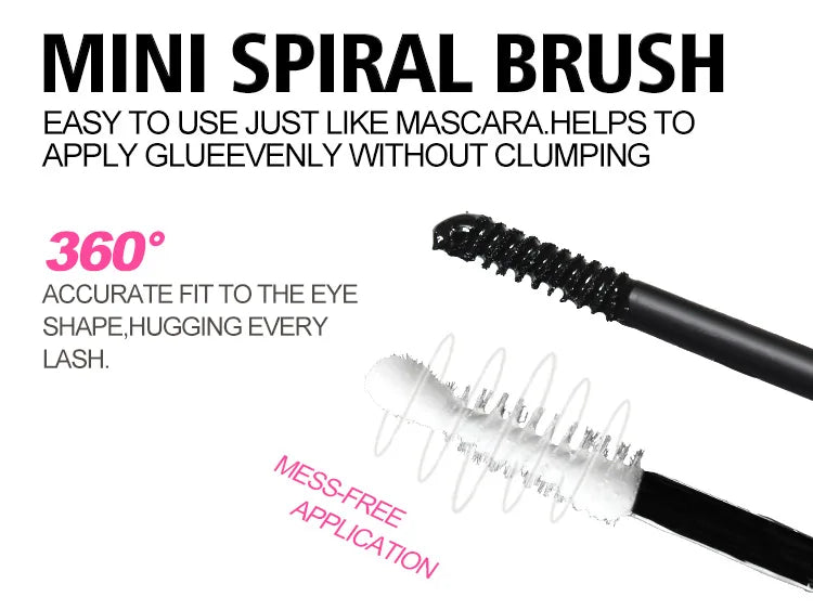 48H Eyelash Glue and Seal for Clusters – Strong Hold, Long-Lasting Lash Adhesive for Extensions