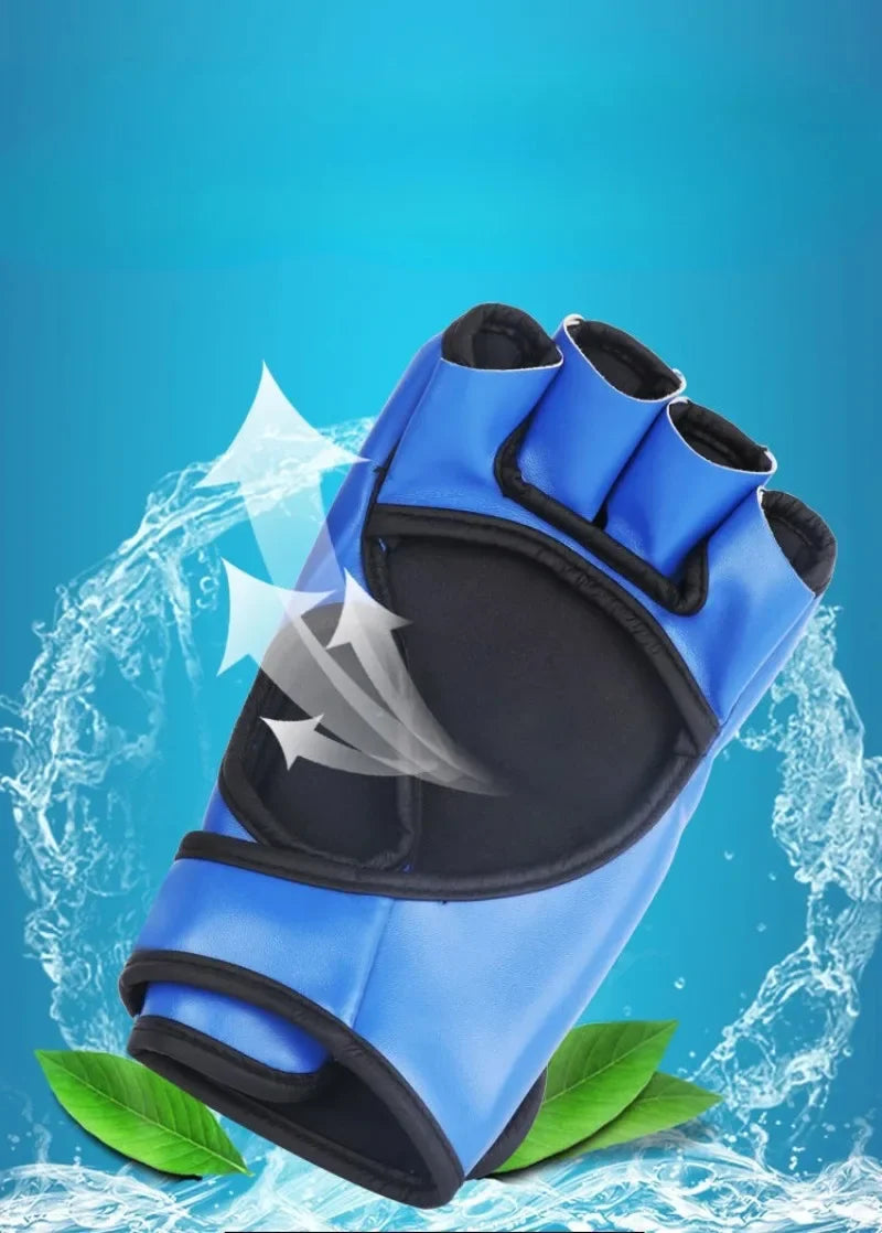 2024 Adult Professional Boxing Gloves - Combat Sandbag Training, Sanda, Muay Thai, MMA, Kickboxing Half Finger Gloves