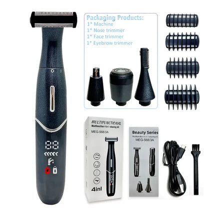 4-in-1 Electric Epilator for Women – Multifunction Body, Face & Precision Intimate Shaver and Trimmer