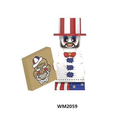 Horror Movie Action Figure Building Blocks – M3gan, Nun & Ash Terrifier Halloween Toy Gift