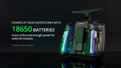 Radiomaster Pocket Hall Gimbal Portable RC Transmitter with Built-in LED Light & Foldable Antenna