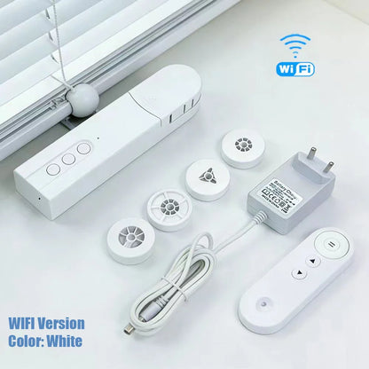 WiFi Smart Motorized Roller Blinds Motor – Tuya Zigbee App Control Automatic Curtain Lifting Drive for Shades & Shutters