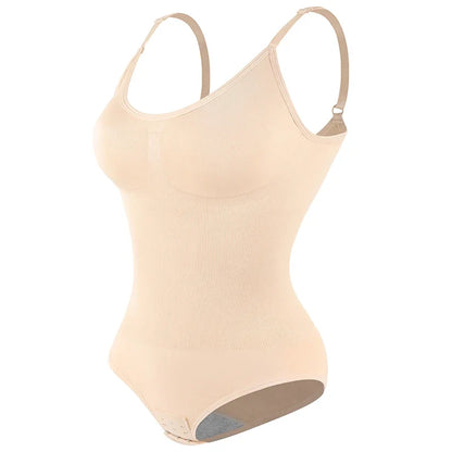 Women’s Tummy Control Shapewear Bodysuit - Butt Lifter Slimming Body Shaper for Invisible Under Dress Wear