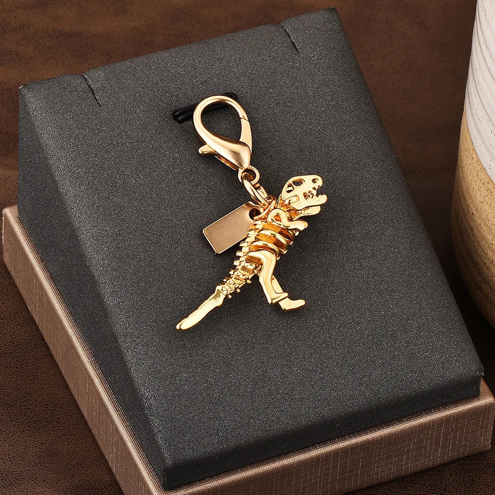 Fashion Bear Cherry Flower Keychain – Metal Y2K Letter C Bag Pendant & Car Key Ring Jewelry Gift for Women