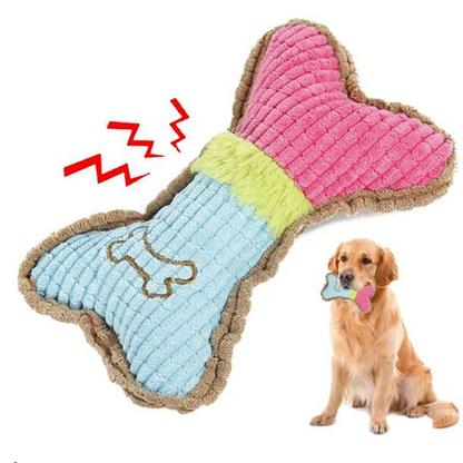 Interactive Squeaky Dog Toy: Plush Chew for Small to Medium Breed Puppies - Ideal Birthday Gift for Playful Pets