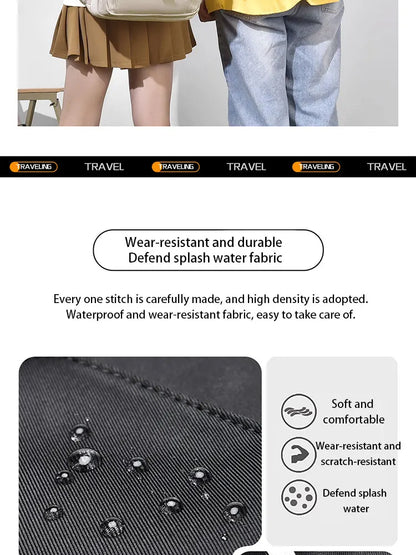 Multi-Layer Waterproof Oxford Backpack - Large Capacity, Stylish Commuter and Student Bag for Out-of-Town Travel