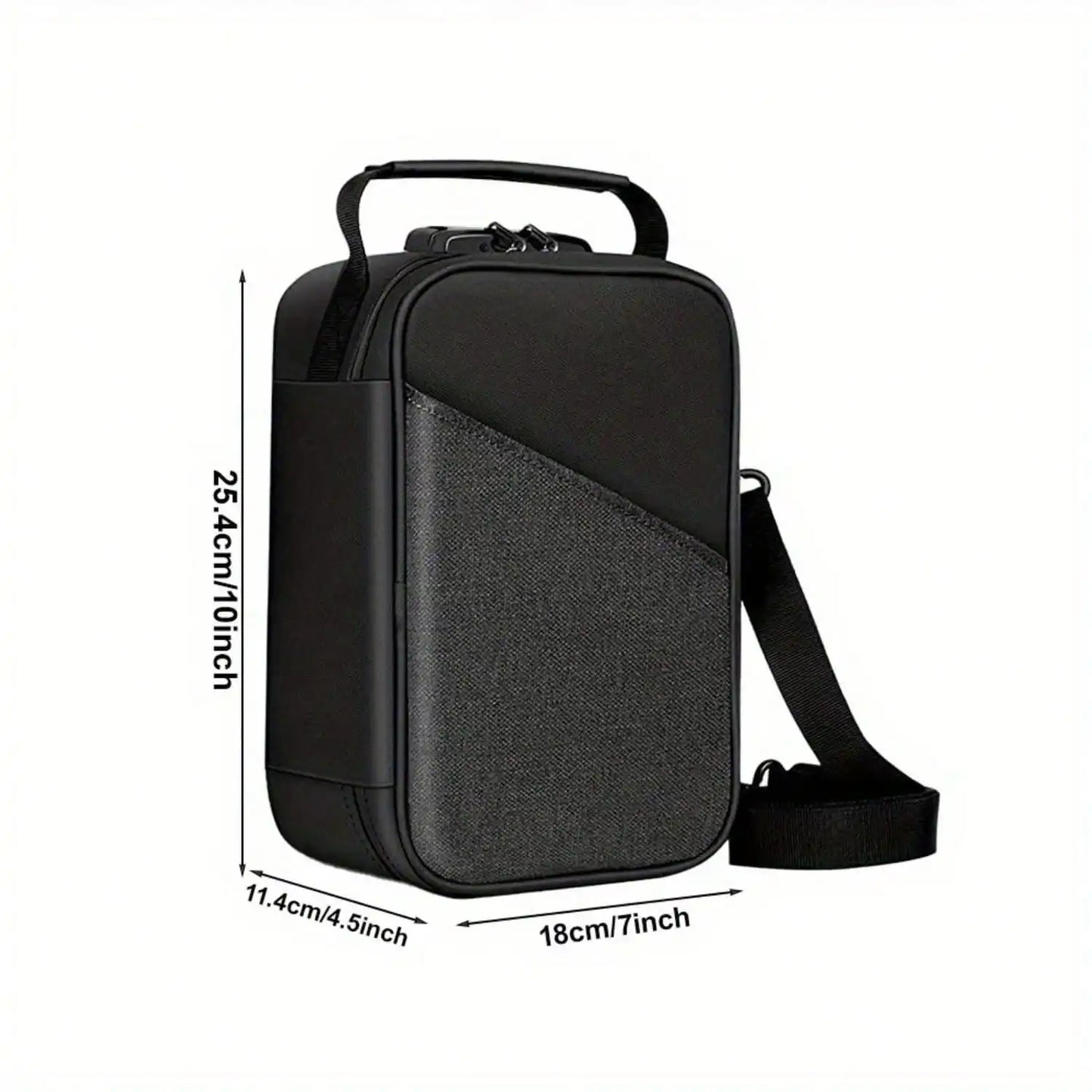 Unisex Smell-Proof Pouch with Combination Lock – Secure Stash Bag for Storage & Travel Gifts