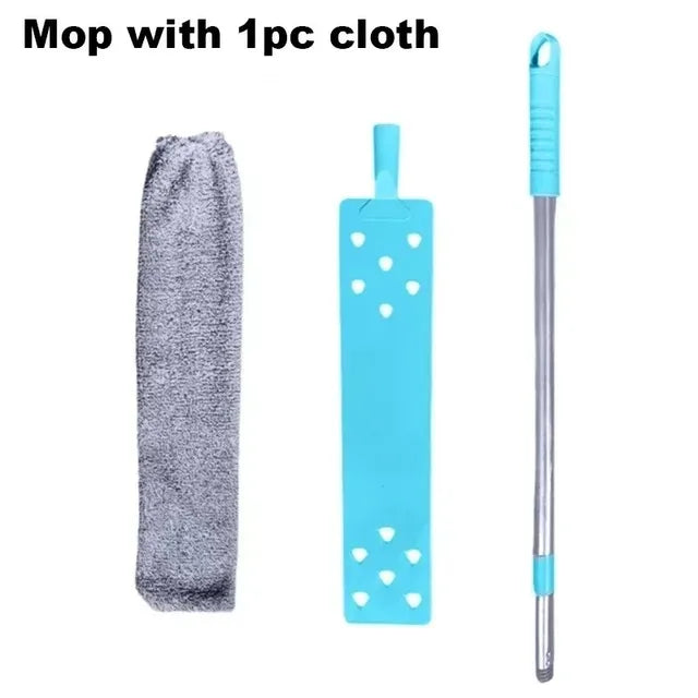 UNTIOR Long Handle Dust Mop – Floor, Ceiling, Sofa & Bed Dust Cleaner Household Cleaning Tool