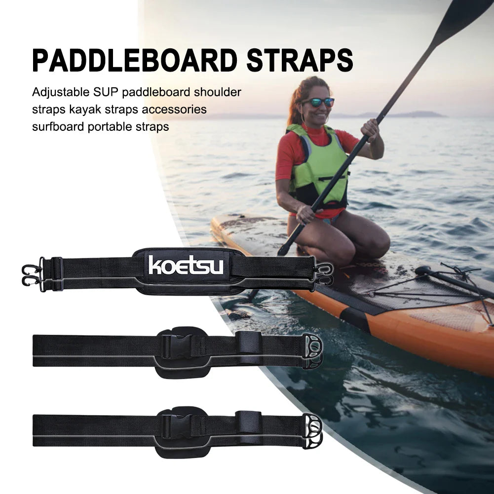 Adjustable Surfboard Shoulder Strap – Carry Sling for Paddleboard, Surfboard, Wakeboard, Kayak & Surfing Gear