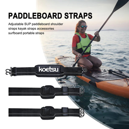 Adjustable Surfboard Shoulder Strap – Carry Sling for Paddleboard, Surfboard, Wakeboard, Kayak & Surfing Gear