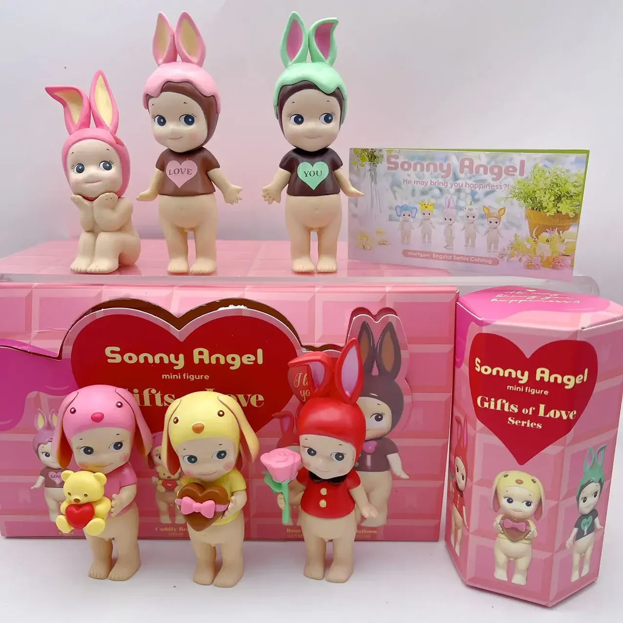 Sonny Angel Gifts of Love Series — Limited Edition Cartoon Figure Collectible, Desktop Decor Blind Box Toy