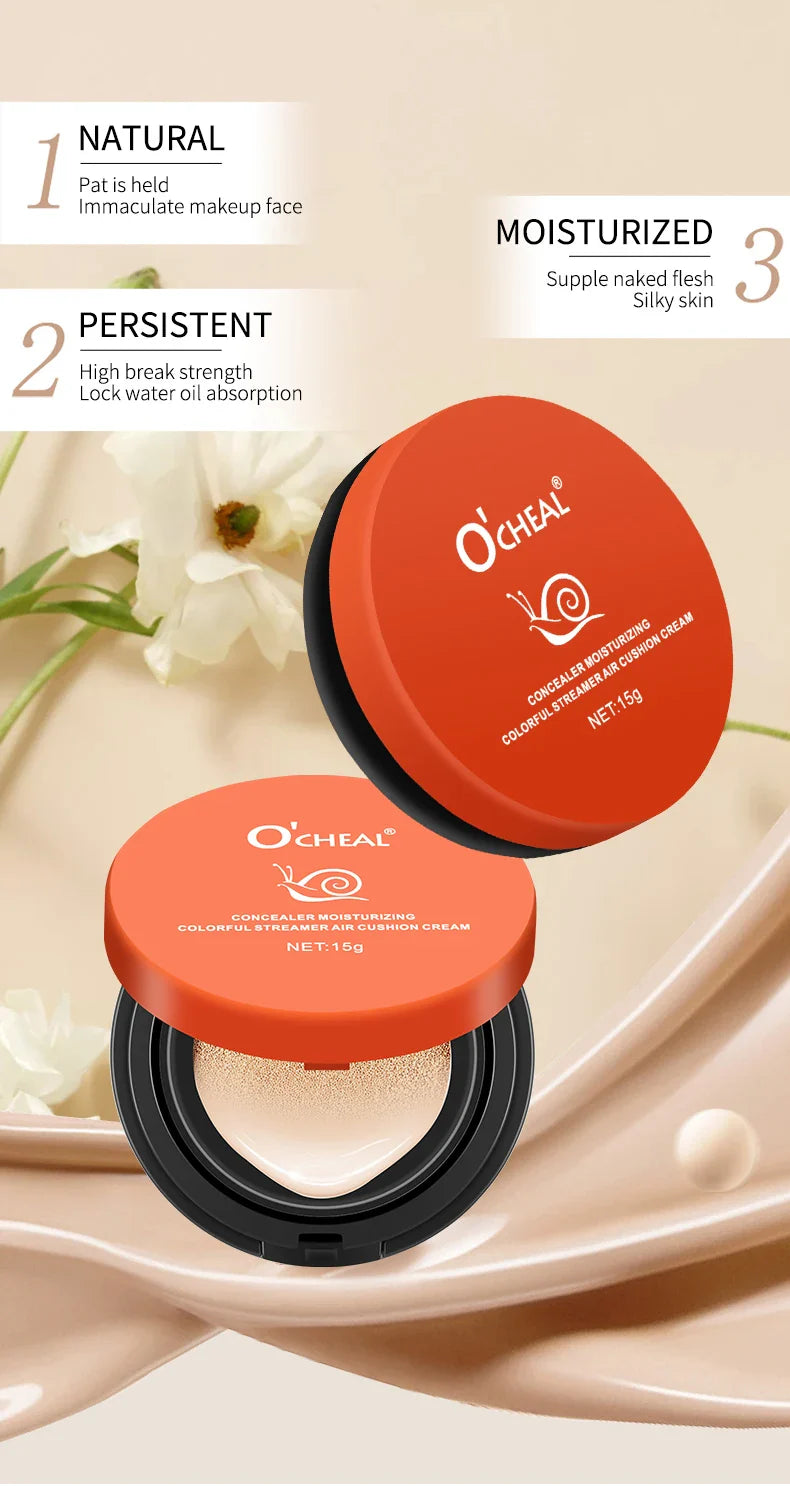 OCHEAL Whitening BB Cream – Face Foundation Concealer & Air Cushion Makeup for Girls, Original Facial Beauty Cream