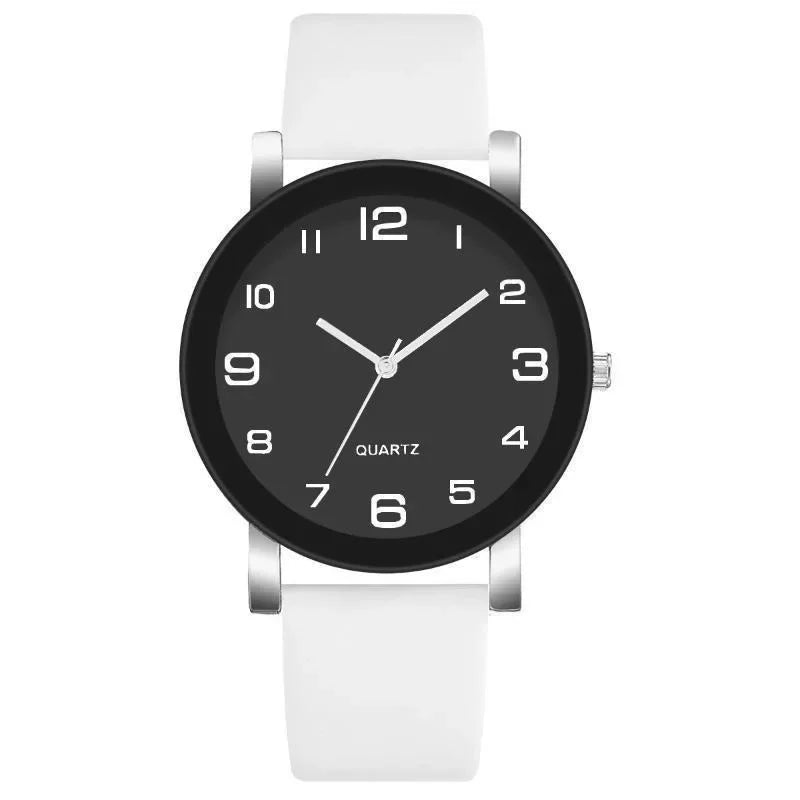 Fashion Leather Quartz Watch – Casual Digital Wristwatch for Women & Men, Couple Watch Gift