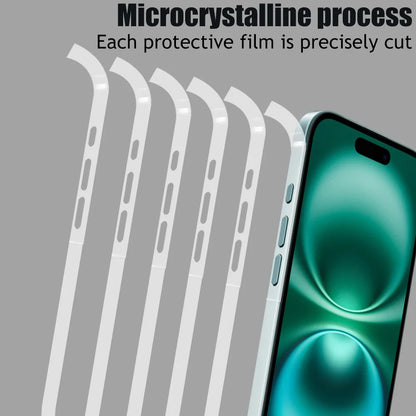 16PM Side Hydrogel Film Screen Protector | Protective Border Frame for iPhone 16, 15, 14 Pro Max, Plus, 14 ProMax, 13 Mini
