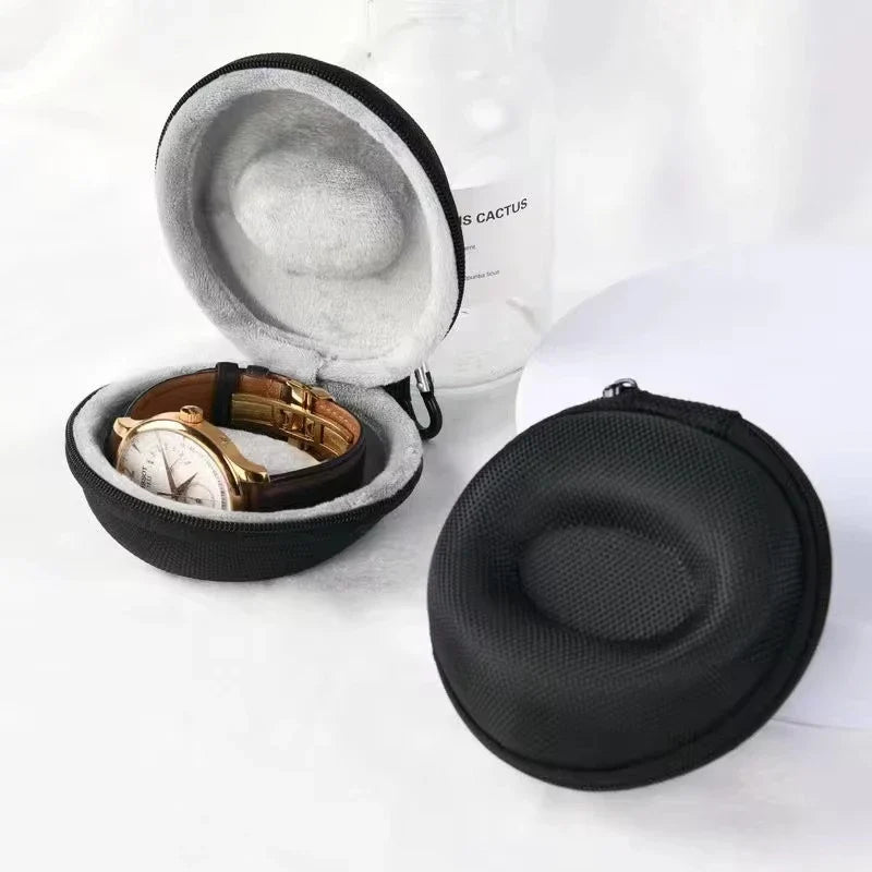 Portable EVA Watch Travel Case – Waterproof Organizer for Smartwatches & Watch Storage with Zippered Closure