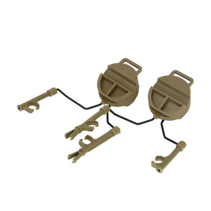 Tactical Headset Bracket – Ops Core Helmet ARC Rail Adapter Set for Comtac II Series Military Noise Cancelling Headset