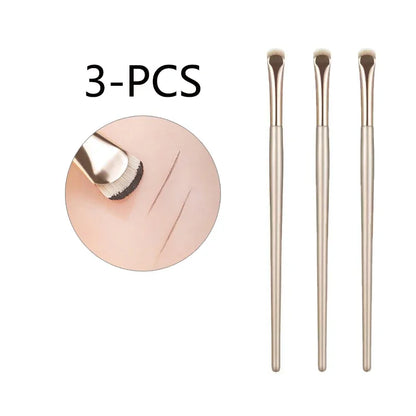 Upgrade Blade Eyeliner Brush | Ultra-Thin Fine Angle Flat Brush for Eyebrows & Under-Eye Makeup | Precise Detail White Brush
