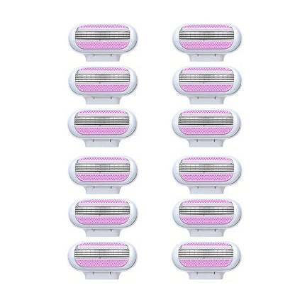 Women’s Safety Razor Blades Set – 3-Layer Replacement Shaver Heads for Smooth Bikini & Body Hair Removal