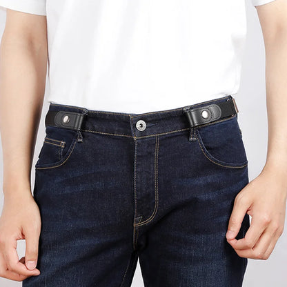 No Buckle Stretch Elastic Waist Belt: Buckle-Free Belt for Women & Girls Jeans Pants Dress - No Bulge, No Hassle Belts